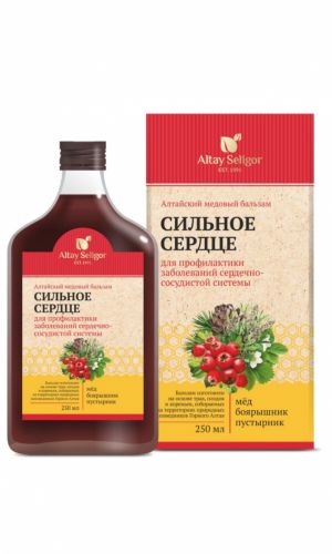 Алтайский медовый бальзам СИЛЬНОЕ СЕРДЦЕ 250 мл