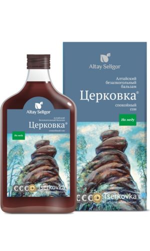Бальзам на меду ЦЕРКОВКА – спокойный сон 250 мл