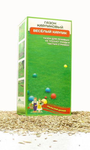 Газон ВЕСЁЛЫЙ КАРЛИК карликовый 250 г