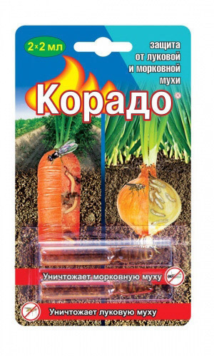 КОРАДО 2 х 2 мл – от луковой и морковной мухи