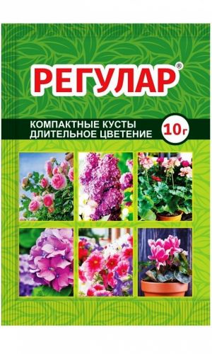 РЕГУЛАР 10 г &mdash; Для снижения высоты растений, формирования компактного куста, повышения декоративных качеств, продления периода цветения!