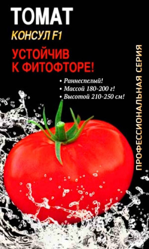 Томат КОНСУЛ F1 &mdash; Профессиональный гибрид! Устойчив к фитофторе! Раннеспелый!