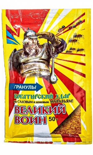 ВЕЛИКИЙ ВОИН – гранулы от муравьёв 50 г