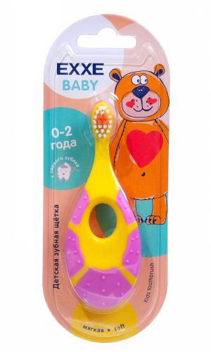 Зубная щётка EXXE ДЕТСКАЯ 0-2 ГОДА
