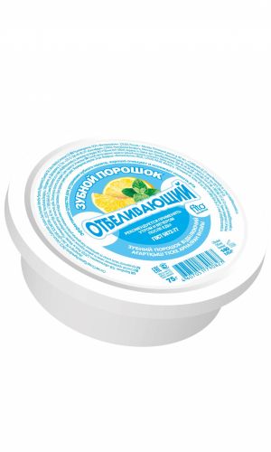 Зубной порошок ОТБЕЛИВАЮЩИЙ с лимоном и мятой